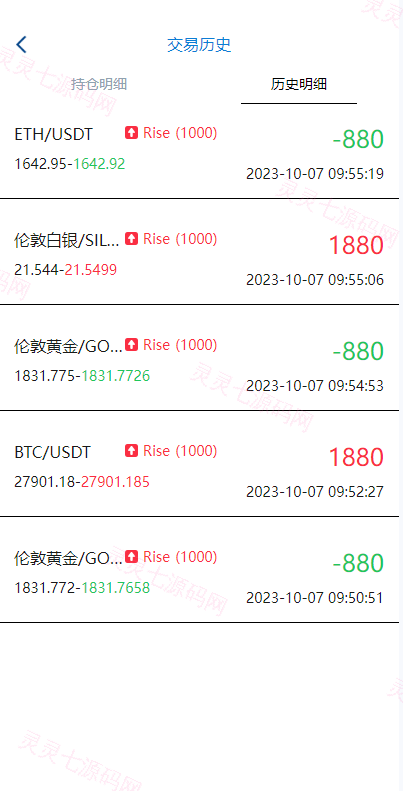 uniapp版微盘系统/虚拟币微交易系统/伪交易所系统 - 10