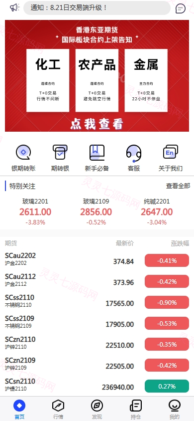 股票期货交易系统/股票外汇交易所/前端uniapp - 1