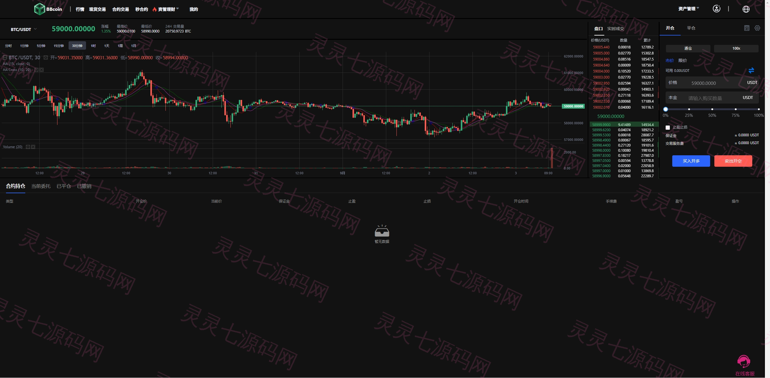 多语言仿okx欧意交易所系统/币币合约秒合约/锁仓挖矿/申购 - 4