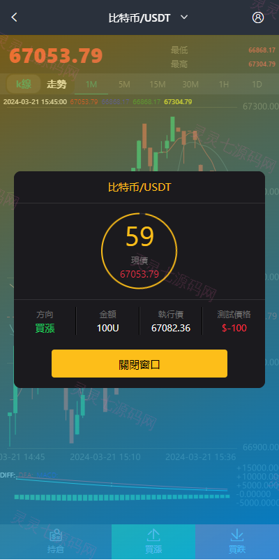 新版UI交易所系统/海外微盘系统/币币合约期权交易源码 - 10