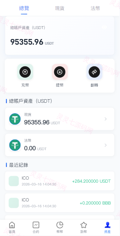 多语言交易所系统/秒合约/合约币币/理财/平台币 - 11