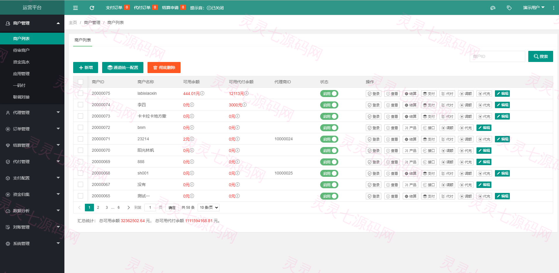 XxPayPro最终版/XxPay聚合支付系统/三方支付源码 - 5