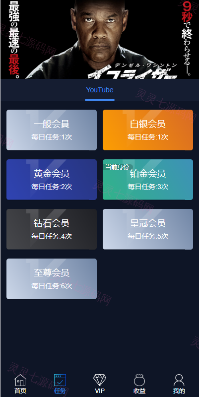 海外电影任务系统/看视频返利/电影视频投资刷单源码 - 4