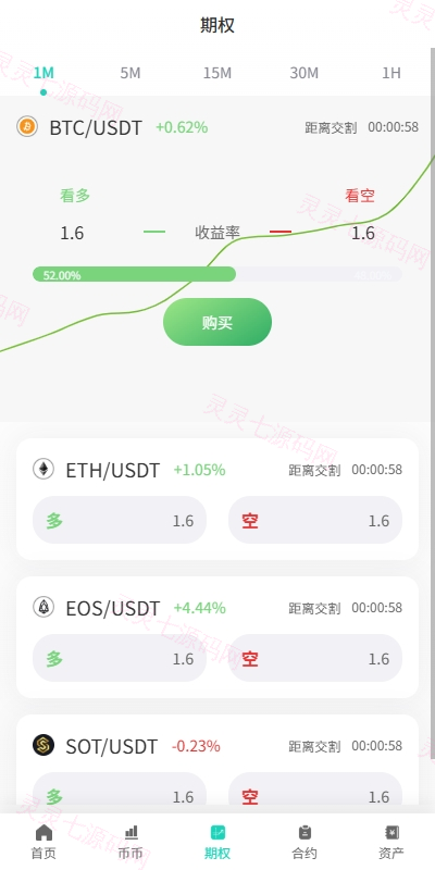 运营版海外交易所/期权交易/合约交易/多语言申购交易所 - 14