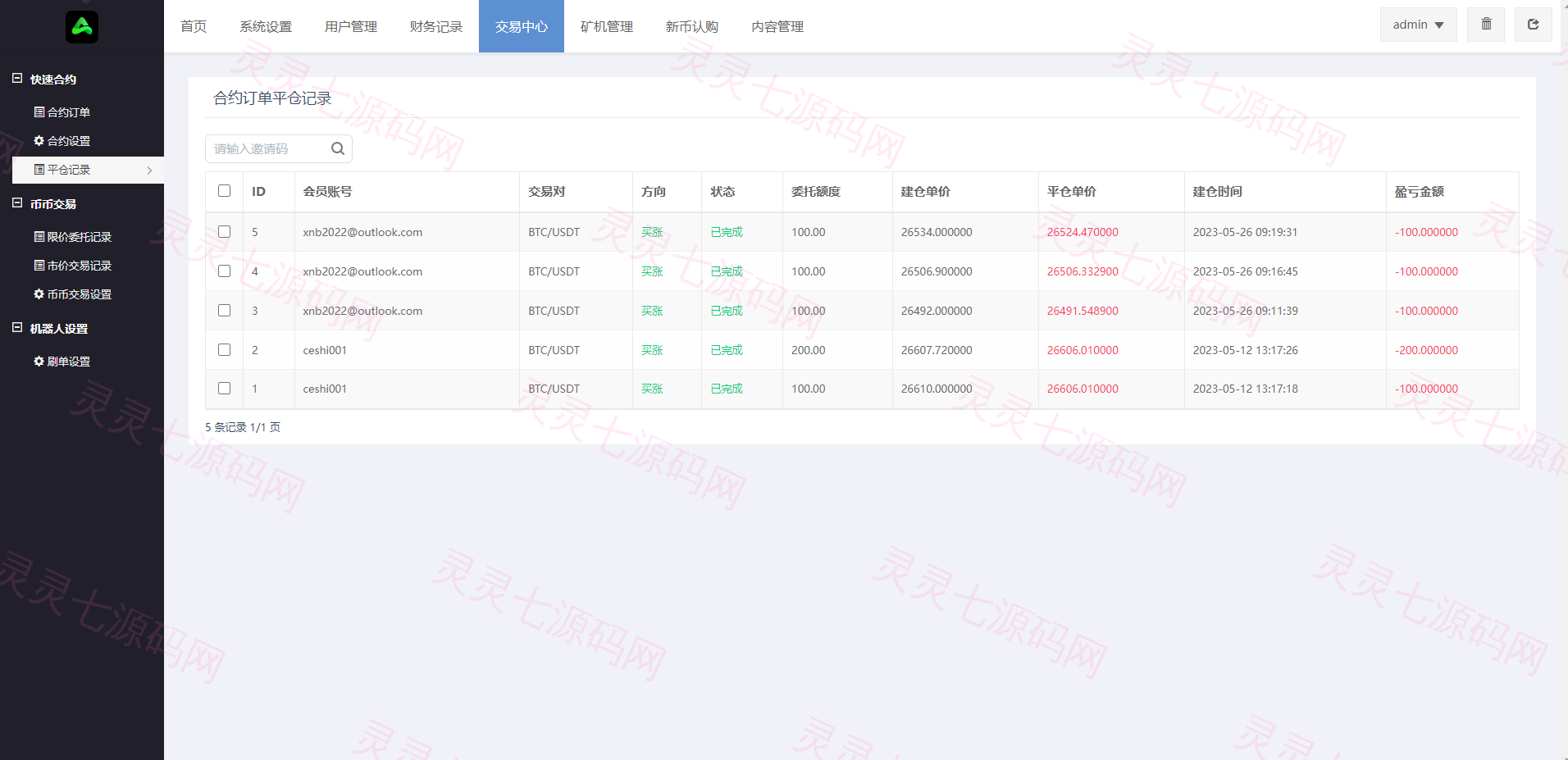 二开版多语言交易所系统/秒合约/IEO/质押挖矿/自动充值 - 22