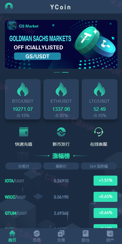 多语言交易所源码/期权合约交易所/锁仓质押理财/新币认购 - 3
