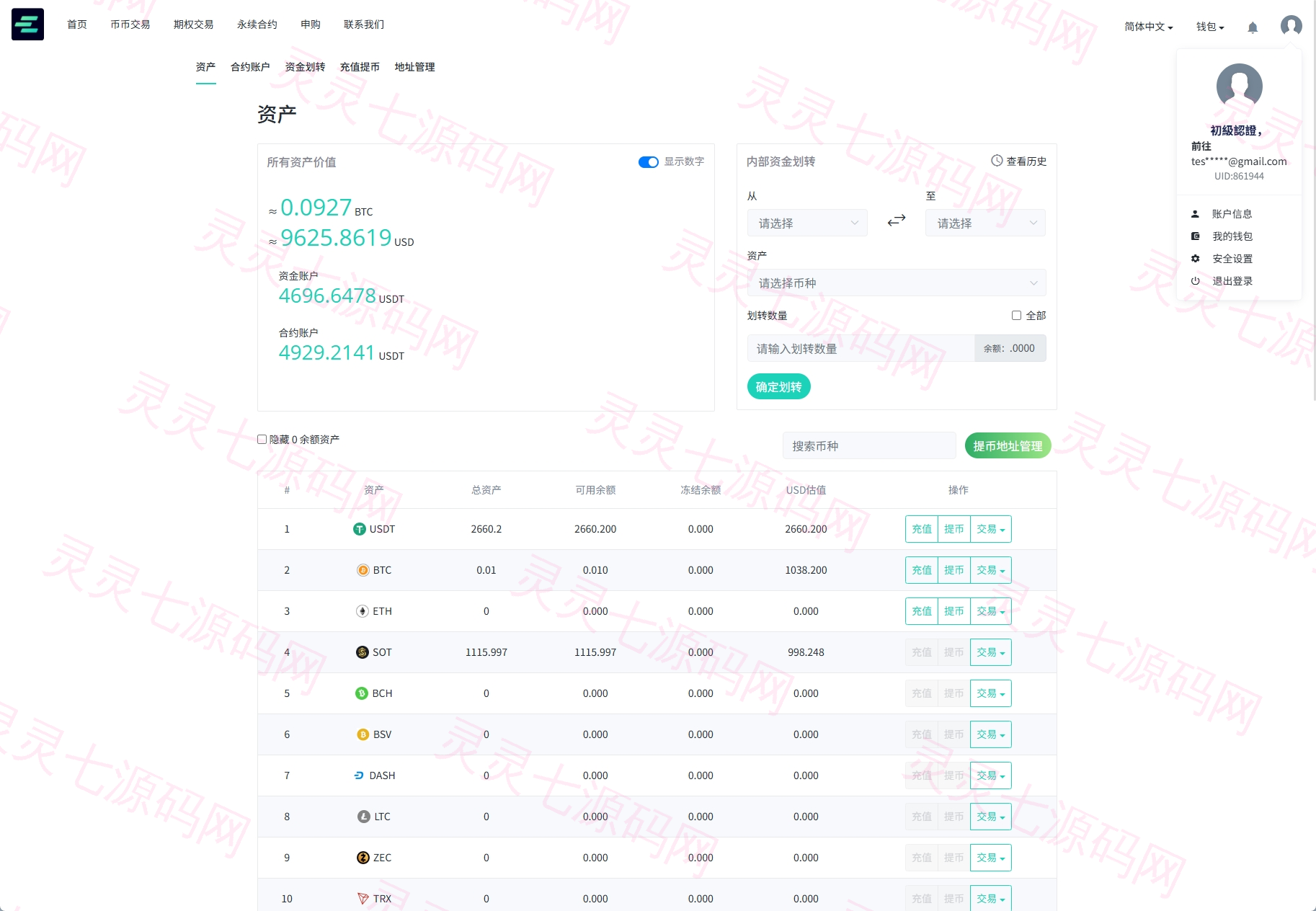 运营版海外交易所/期权交易/合约交易/多语言申购交易所 - 8