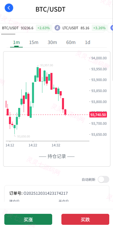 多语言虚拟币微盘/海外微交易/秒合约/时间盘 - 4