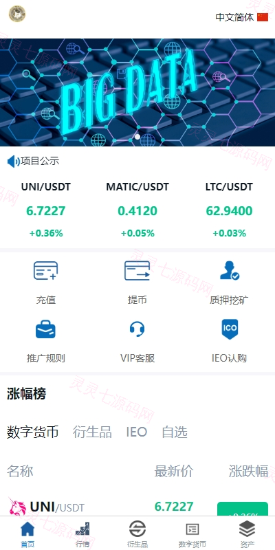 新版多语言交易所系统/虚拟币外汇交易/期权合约交易 - 1
