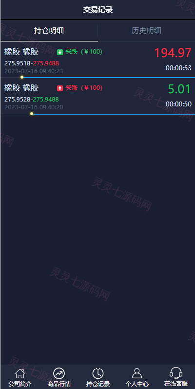运营版微盘期货交易系统/微交易源码/代理后台/用户风控 - 9