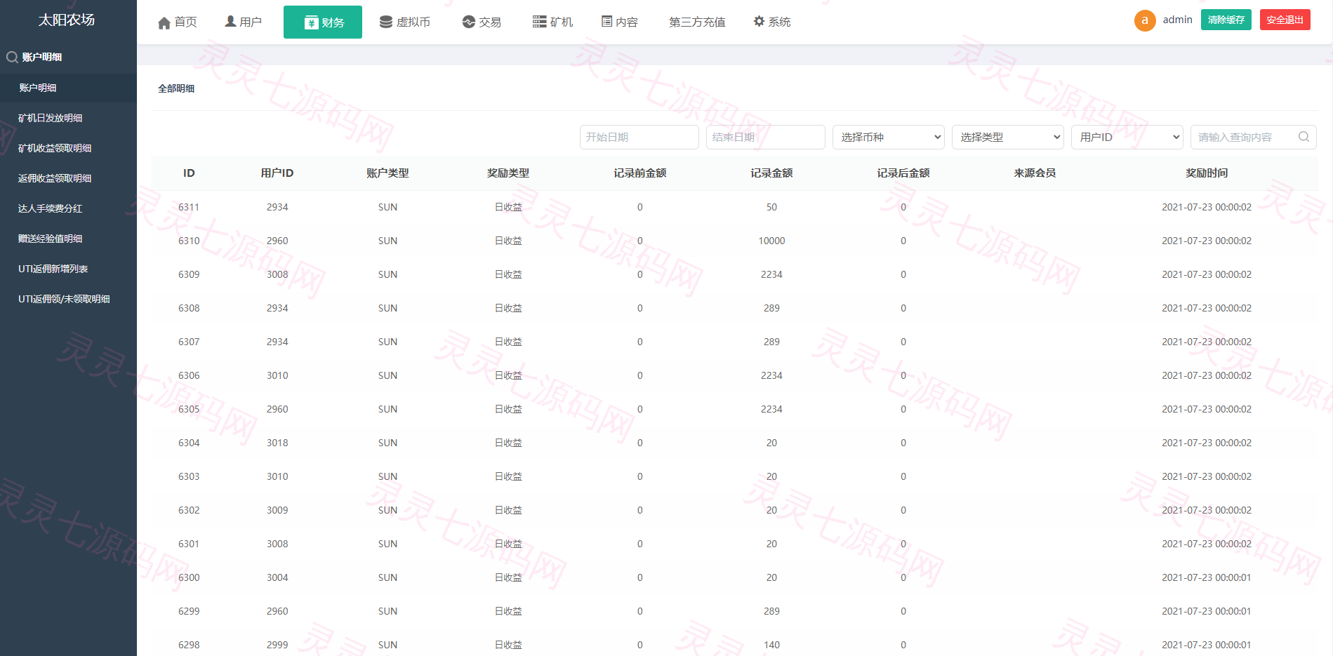 经典版矿机系统/云矿机交易/虚拟币交易推广系统 - 14