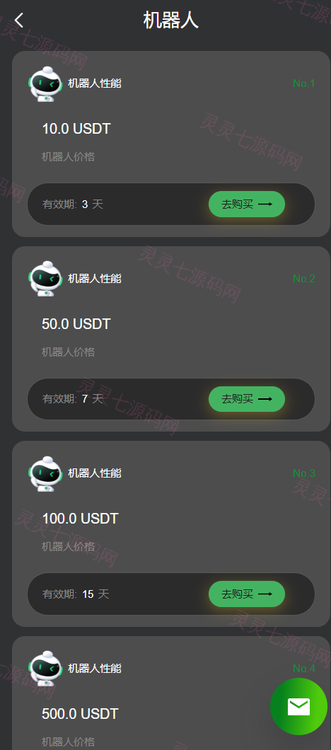 运营版量化机器人/虚拟币投资理财源码/PC落地页/前端vue - 5