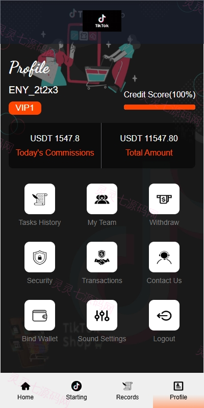 海外TIKTOK抢单刷单系统/连单卡单/前端VUE - 5