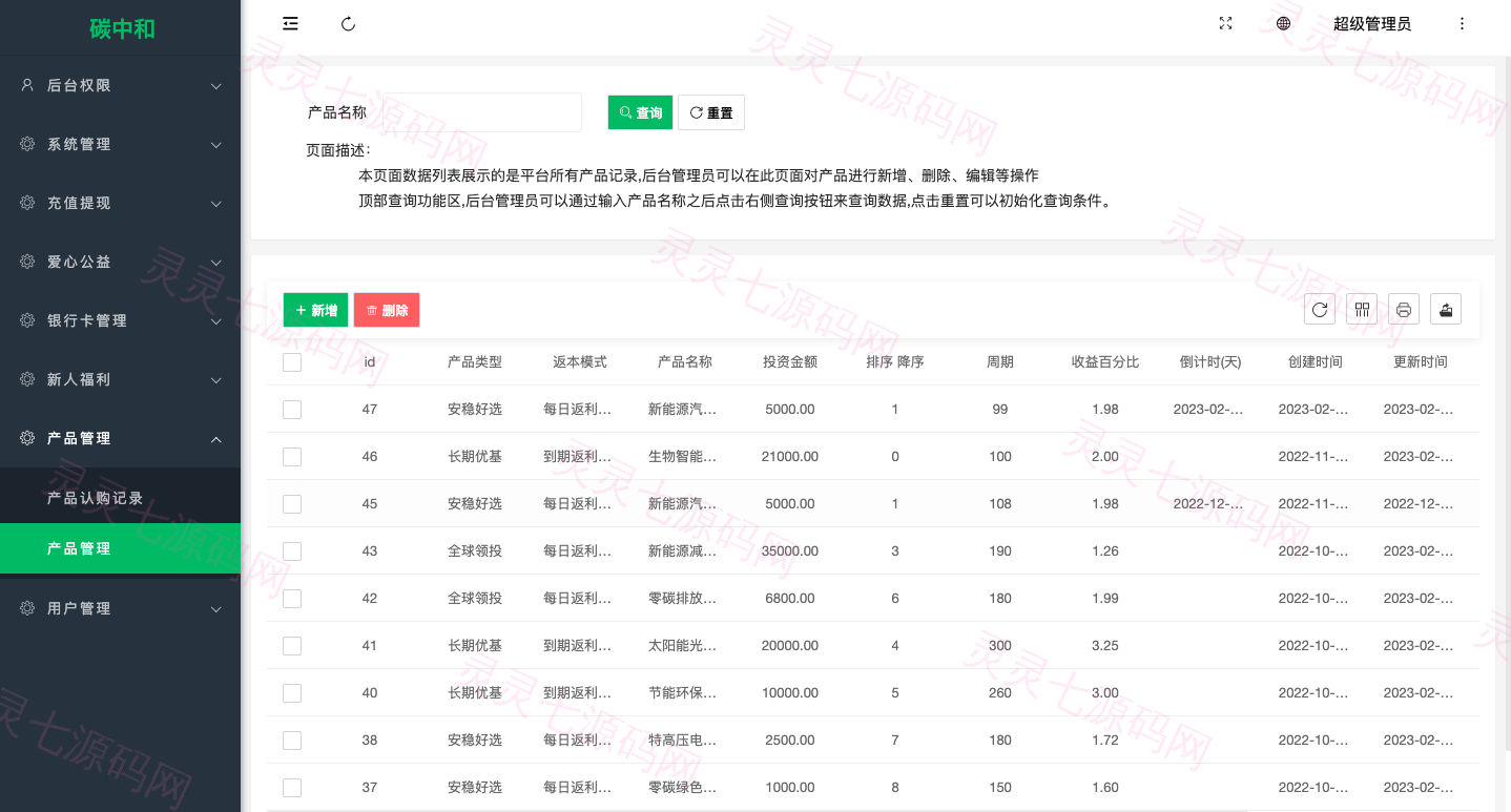 新版产品投资认购系统/理财投资众筹源码/代理后台/前端uniapp - 18