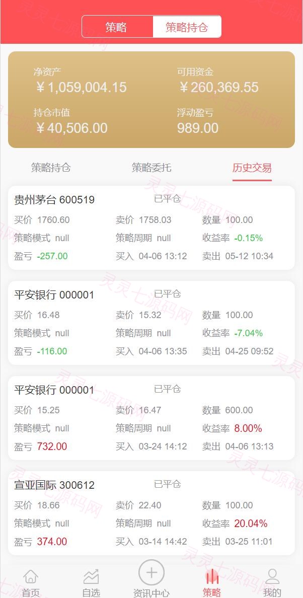 股票配资/策略系统/股票/配资/策略/K线命令齐全 - 7