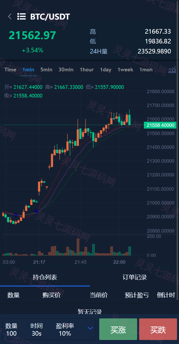 十二语言交易所/锁仓挖矿/IEO认购/币币秒合约交易所/区块链交易所系统 - 7