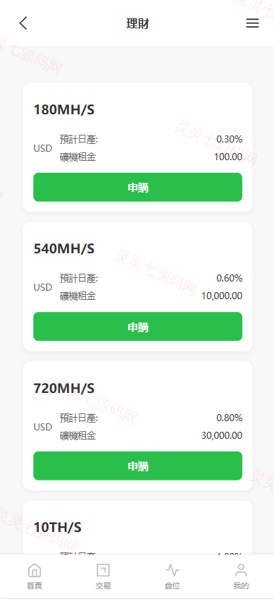 新UI海外综合盘交易所/股票/指数/K线控制/DAPP登录 - 13