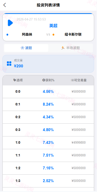 海外反波胆系统/电脑自适应/球盘源码/足球下注 - 13